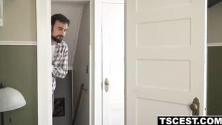 Mason Lear tastes Luke Hudsons bonus hole