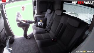 POUNDED IN TRAFFIC - Sofi Goldfinger Cheats With Her Personal Driver - VIP SEX VAULT