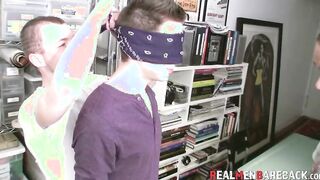 Amateur jocks sucking dick and hard banging in wild foursome