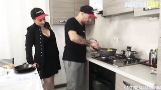 CASTING ALLA ITALIANA - (Barbara Gandalf, Omar Galanti) Dirty Older Slut Loves