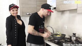 CASTING ALLA ITALIANA - (Barbara Gandalf, Omar Galanti) Dirty Older Slut Loves