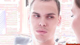 Stepmom wants to taste her stepsons cock