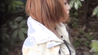 Classy Japan babes titty teasing all around the city