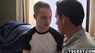 Stepdad waits for stepson to have fun