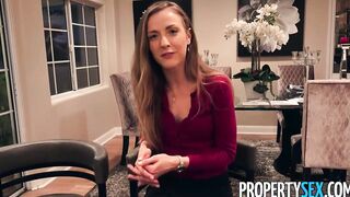 PropertySex Canadian Maple Syrup Farmer Bangs Attractive Californian Real Estate Agent