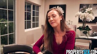 PropertySex Canadian Maple Syrup Farmer Bangs Attractive Californian Real Estate Agent
