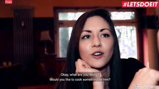 HornyHostel - Silvia Dellai Kinky Czech Wakes up Hotel Guest and Fucks