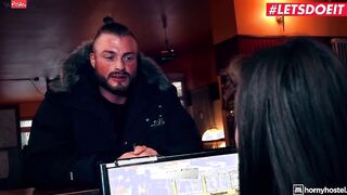 HornyHostel - Silvia Dellai Kinky Czech Wakes up Hotel Guest and Fucks