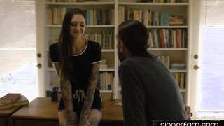 Bigtitted sinner babe fucked hardcore in missionary