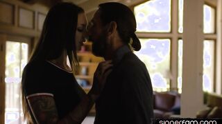 Bigtitted sinner babe fucked hardcore in missionary