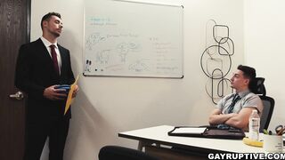 Masyn Thorne Office Fuck his Co-worker Carter Woods