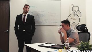 Masyn Thorne Office Fuck his Co-worker Carter Woods