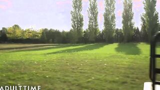 ADULT TIME - Erotic Blonde Colombiana Veronica Leal wants to be Assfucked outdoor