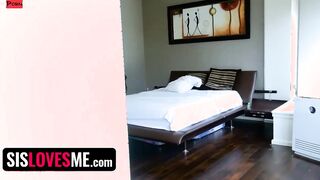 SisLovesMe - Horny Ebony 19 year old Year Older Getting Her Black Pussy Pounded
