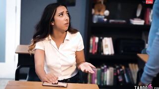 Latina step-daughter 18 yo Kiarra Kai power trip from daddy