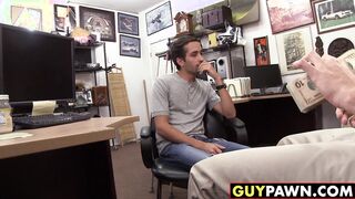 Slender straight guy rides hard while his dick is wagging
