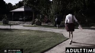ADULT TIME - hot Cadey Mercury Loses her Virginity to new Babysitting Boss