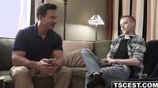 Stepdad falls in lust with his stepson