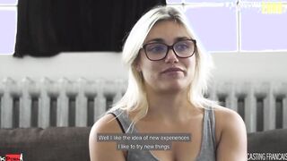 CASTINGFRANCAIS - Gigantic Ass Blonde Tries Fucking On Camera And Loves It - AMATEUREURO