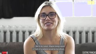 CASTINGFRANCAIS - Gigantic Ass Blonde Tries Fucking On Camera And Loves It - AMATEUREURO