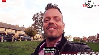 Real prostitute pick up from german tourist for real nailed date POV