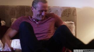 Stepdad fucks homeschooled stepdaughter