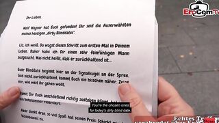 Chubby german Mom with brown hair pick up at the