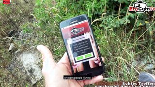 Big Titted dark haired Skank picked up online for an outside banged date