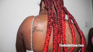 so damm thick ebony brazilian 3some phat ass holly bombom samira ferraz take bb
