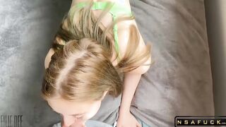 Step Sister Asked me to take a Video and Cum on her