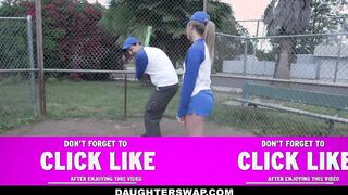 Softball Diamond Daughter Cock Down