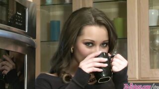 Twistys - Dani Daniels Relaxes with a Cup of Coffee and a