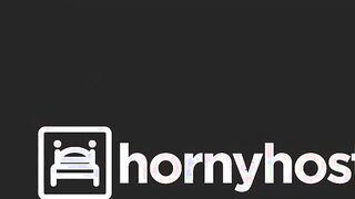 HORNYHOSTEL - (Anastasia Brokelyn, Mr. White) - Bubble Butt Dark Haired sexy Is Turned On For The Manager's Cock