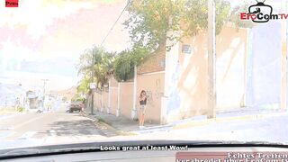 Hispanic Teens pick up and boned at real sexdate with german dude