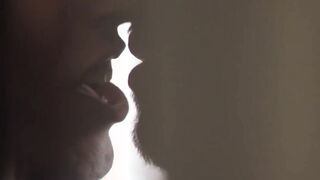 Small tits tranny Melanie Brooks fed jizz after hard anal