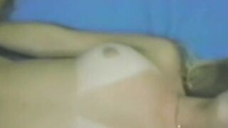 Big breasted amateur bimbo toyed by her perverted friend