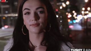 TUSHYRAW Blue-eyed beauty getting her tight booty filled up
