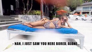 Porn Babe Big Sexy Tits Invites Guy Met At Pool