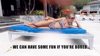Porn Babe Big Sexy Tits Invites Guy Met At Pool