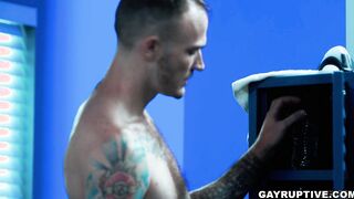 Christian Wilde Pounded Troy Accola in the Locker Room
