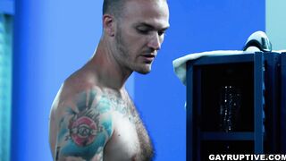 Christian Wilde Pounded Troy Accola in the Locker Room