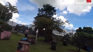 MAMACITAZ - Latina Goddess Miranda Banks Turns Paintball Game In Bombshell Outside Sex