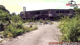 German Outdoors real Sex Date and screwed outdoors pov
