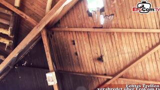 German Outdoors real Sex Date and screwed outdoors pov