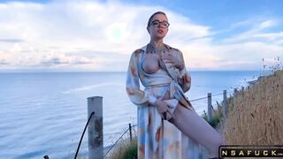 Sucking Cock with a View of the Sea Blow