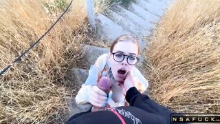 Sucking Cock with a View of the Sea Blow