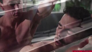 Cade Maddox and Pol Prince fucking in a pool