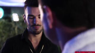 Cade Maddox and Pol Prince fucking in a pool