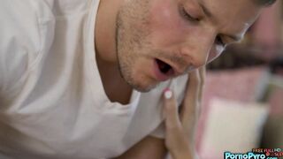 Masseur Codey Steele Eats Rory Knox's Pussy With Venus Pussy Piercing