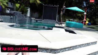 Great 18 year old Year Older Gizelle Blanco Lets Stepbro Pump Her From Behind